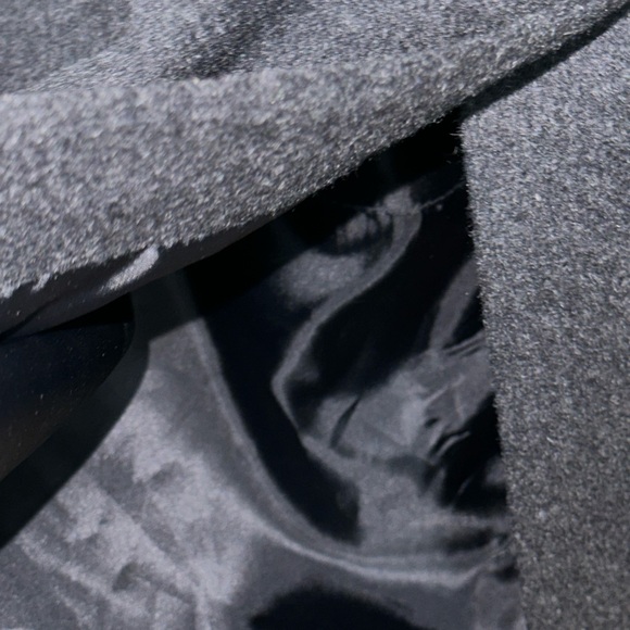 Lauren Ralph Lauren Men's Wool Blend Over Coat Gray Lined Preppy Casual Office - Picture 12 of 14